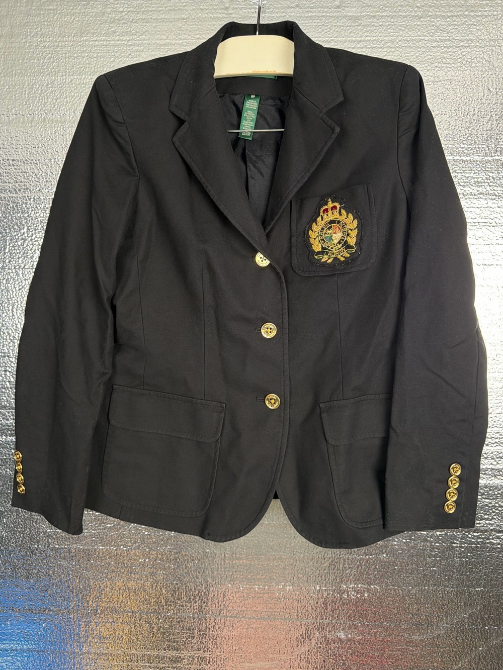 Lauren Ralph Lauren Blazer with Embroidered Crest